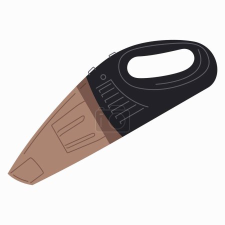 Illustration for Portable vacuum cleaner for a car - Royalty Free Image