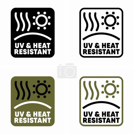 Uv and Heat Resistant vector information sign