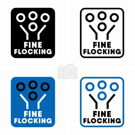 Illustration for Fine flocking vector information sign - Royalty Free Image