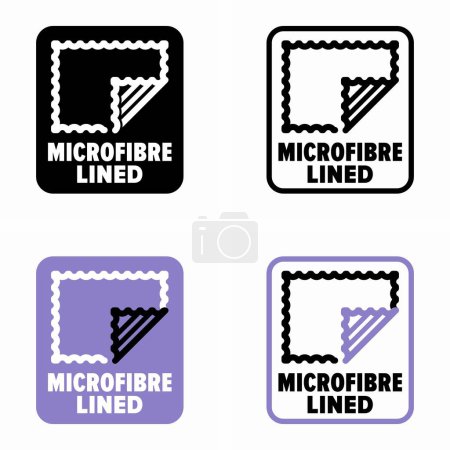 Téléchargez les photos : Microfibre Panneau d'information vectoriel doublé - en image libre de droit