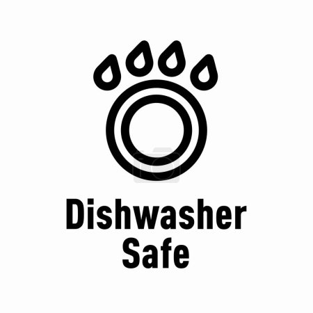 Téléchargez les photos : Panneau d'information vectoriel sûr lave-vaisselle - en image libre de droit