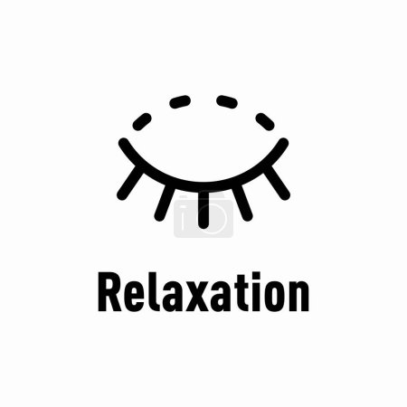 Téléchargez les photos : Propriété de relaxation signe d'information vectoriel - en image libre de droit