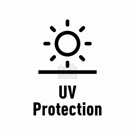 Téléchargez les photos : Panneau d'information vectoriel UV Protection - en image libre de droit