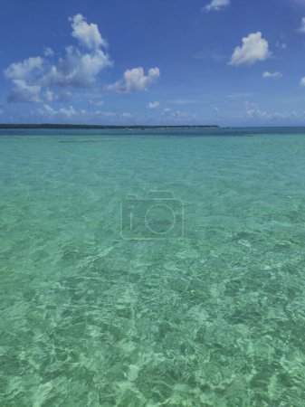 Exceptionally pure and clean waters of Siargao in Mindanao, Philippines, that offer unparalleled visibility. 