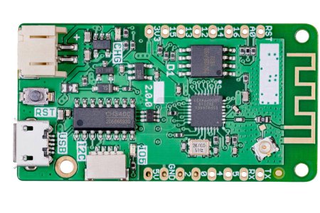 Mini Open Source Mikrocontroller Entwicklung, Prototyp Board, isoliert auf weißem Hintergrund