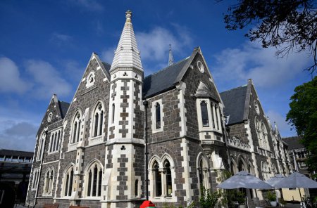 Téléchargez les photos : The Old Christchurch Boys High School Building dans le Christchurch Arts Centre, Canterbury, Nouvelle-Zélande. - en image libre de droit