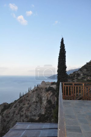 Photo for The Holy Cell of Saint George Kartsonaion - Skete St Annas is a cell built on Mount Athos - Royalty Free Image