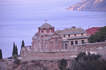 Photo for The Holy Cell of Saint George Kartsonaion - Skete St Annas is a cell built on Mount Athos - Royalty Free Image