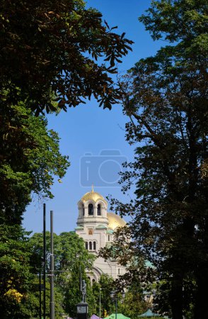 Foto de Bulgaria, Sofía, la decadencia de la Catedral de Alexander Nevskij en el centro - Imagen libre de derechos
