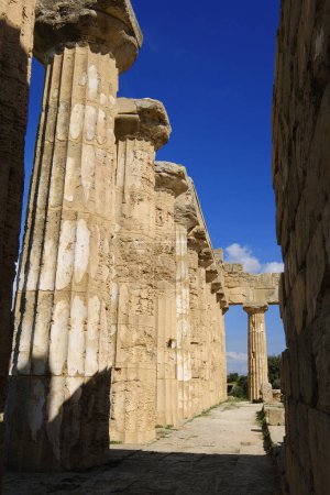 Italia, Sicilia, Selinunte, Templo griego de Hera (409 a.C..)