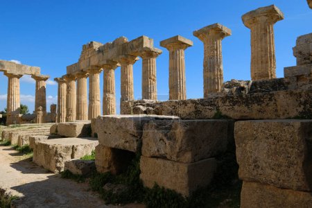 Italy, Sicily, Selinunte, Greek Hera Temple (409 b.C.)