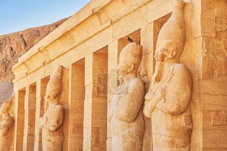 Photo for Image of ruins Mortuary Temple of Hatshepsut. High quality photo - Royalty Free Image