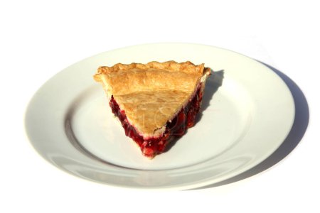 Photo for Cherry Pie. Homemade cherry pie on plate - Royalty Free Image