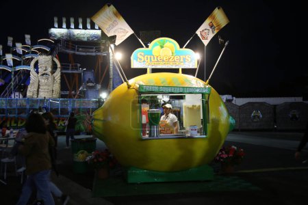 Photo for Costa Mesa, California, USA - July 20, 2022: Orange County Fair in Costa Mesa, California. Fair Foods at the OC Fair. Various types of Exotic Foods for people to enjoy while at the County Fair. - Royalty Free Image