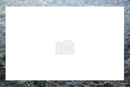 Photo for Grungy blue frame for background - Royalty Free Image
