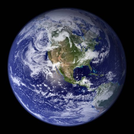 Photo for Earth planet from space. elements of this image furnished by nasa - Royalty Free Image