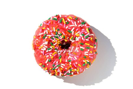 Téléchargez les photos : Delicious donuts top view - en image libre de droit