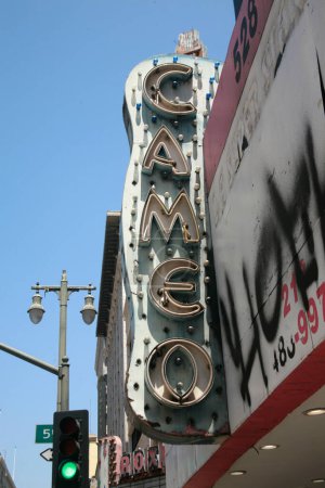 Téléchargez les photos : Théâtre de Los Angeles dans le quartier historique de Broadway Theater, au centre-ville de Los Angeles - en image libre de droit