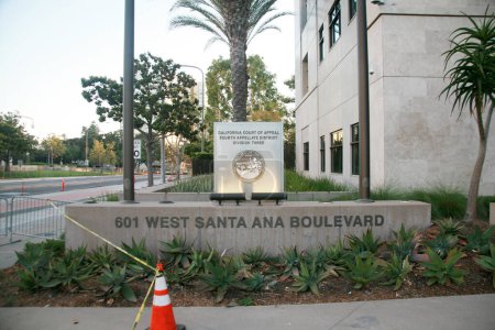 Photo for Santa Ana, California - July 25, 2023: California Court of Appeal Forth Appellate District Division Three, building in Santa Ana California. California Court of Appeals 4th Appellate District Division 3. - Royalty Free Image