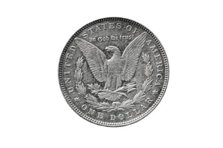 1887 Morgan Silver Dollar wurde vor über 100 Jahren in der Philadelphia Mint geprägt.