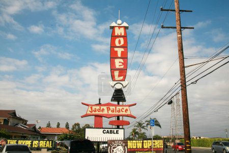 Photo for Stanton, California - USA - September 17-2023: Jade Palace Motel is located at 11231 Beach Blvd in Stanton, California 90680. Jade Palace Motel can be contacted via phone at for pricing, hours. - Royalty Free Image