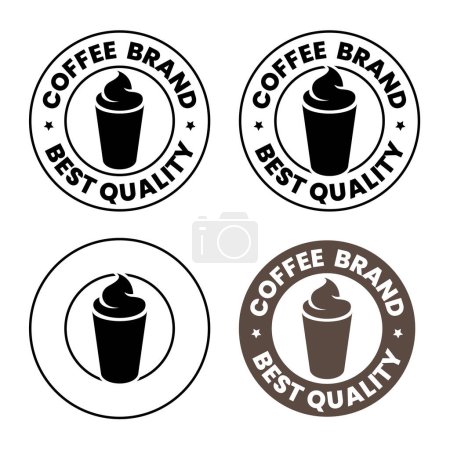 Téléchargez les photos : Iced Coffee Icon with Text isolated on a White Background - en image libre de droit
