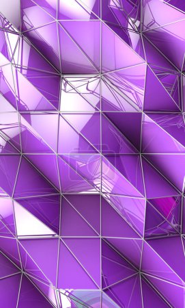 Foto de Resumen 3d ilustración cubos fondo en violeta toned.Cubes fondo. - Imagen libre de derechos