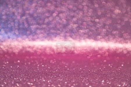 Photo for Purple glitter lights background. defocused and soft focus.Beautiful abstract shiny light and glitter background. - Royalty Free Image