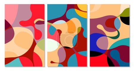 Ilustración de Vector colorido fondo abstracto fluido para plantilla de diseño de banner de verano - Imagen libre de derechos