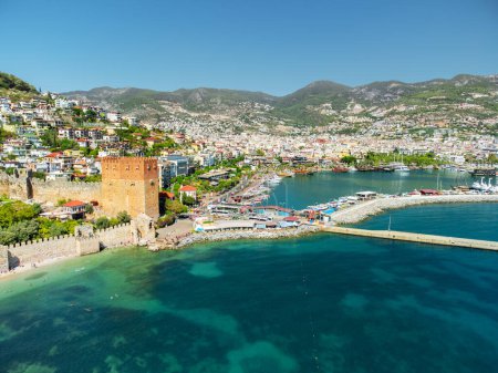 Photo for Awesome view of Alanya Marina in Turkey. Alanya is a popular tourist destination in Turkey. - Royalty Free Image