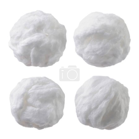 Photo for Set of cotton wool on a white background. Isolated - Royalty Free Image