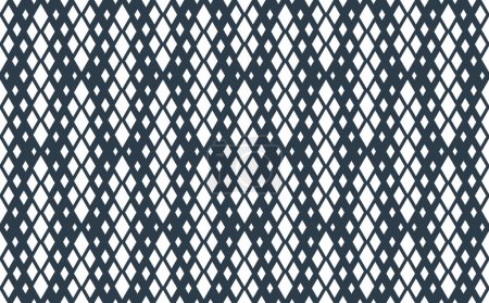 Ilustración de Patrón de vector geométrico sin costuras rombo, fondo de pantalla en blanco y negro simple rombo, bordado folclórico étnico o imagen de estilo alfombra. - Imagen libre de derechos