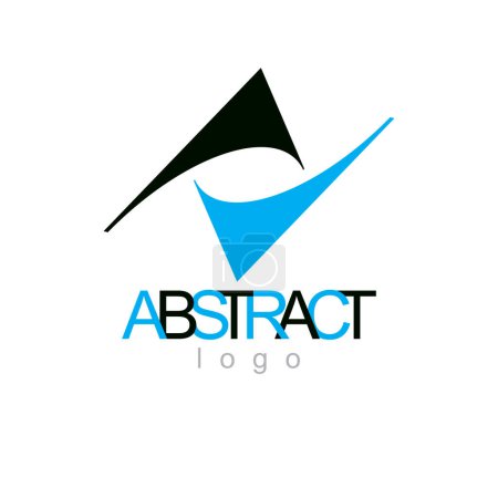Illustration for Vector conceptual geometric form can be used as business innovation logo. - Royalty Free Image