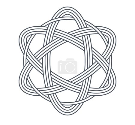 Illustration for Flower of life vector ancient esoteric symbol vector. - Royalty Free Image