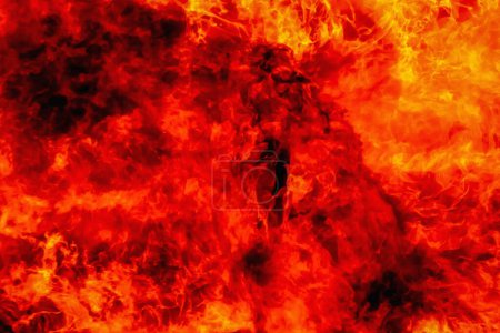 Photo for Background of fire as a symbol of hell and eternal torment - Royalty Free Image