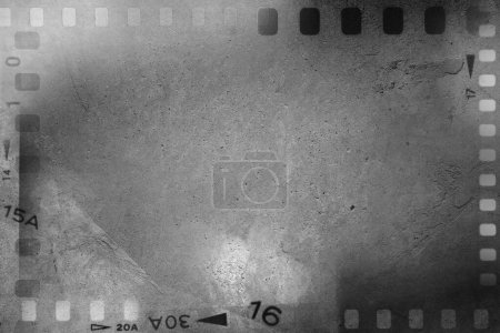 Foto de Película marcos negativos fondo gris - Imagen libre de derechos
