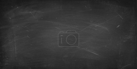 Photo for Chalk rubbed out on blackboard background - Royalty Free Image
