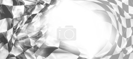 Téléchargez les photos : Drapeau de course noir et blanc à carreaux - en image libre de droit
