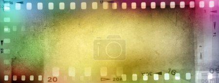 Foto de Fondo de marcos negativos de película colorida - Imagen libre de derechos