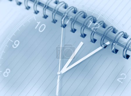 Photo for Clock face and diary composite - Royalty Free Image