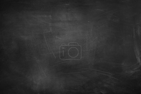 Photo pour Craie frottée sur fond de tableau noir - image libre de droit