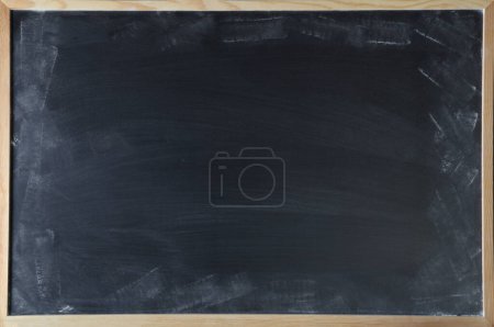 Photo for Framed blackboard or chalkboard background - Royalty Free Image