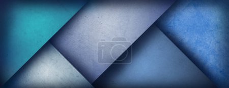 Photo for Blue textured concrete overlap design backgroun - Royalty Free Image