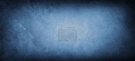 Photo for Blue textured concrete wall background - Royalty Free Image