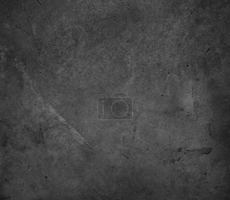 Photo for Textured dark grey concrete background - Royalty Free Image