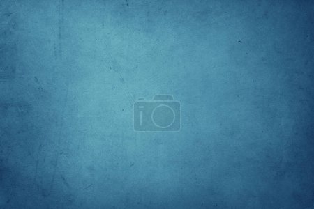 Foto de Fondo de pared de hormigón texturizado azul. Borde oscuro - Imagen libre de derechos