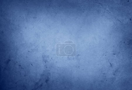 Foto de Blue textured concrete wall background - Imagen libre de derechos