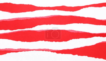 Téléchargez les photos : Backgroun en papier rouge et blanc déchiré - en image libre de droit