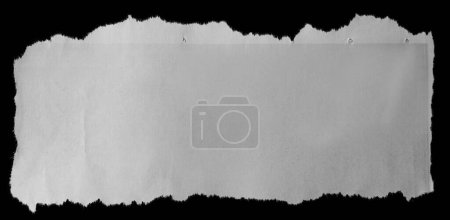 Foto de Trozo de papel roto sobre negro - Imagen libre de derechos