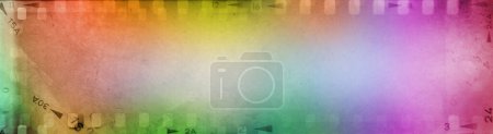 Téléchargez les photos : Film coloré cadres négatifs fond - en image libre de droit